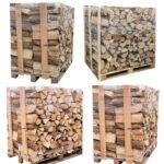 4 X Palettes (2 chêne blanc + 2 Hêtre/Charme) – Bûches de 50 cm