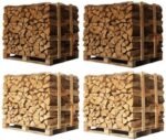 4 X Palettes (2 chêne blancs + 2 Hêtre/Charme) – Bûches de 33 cm